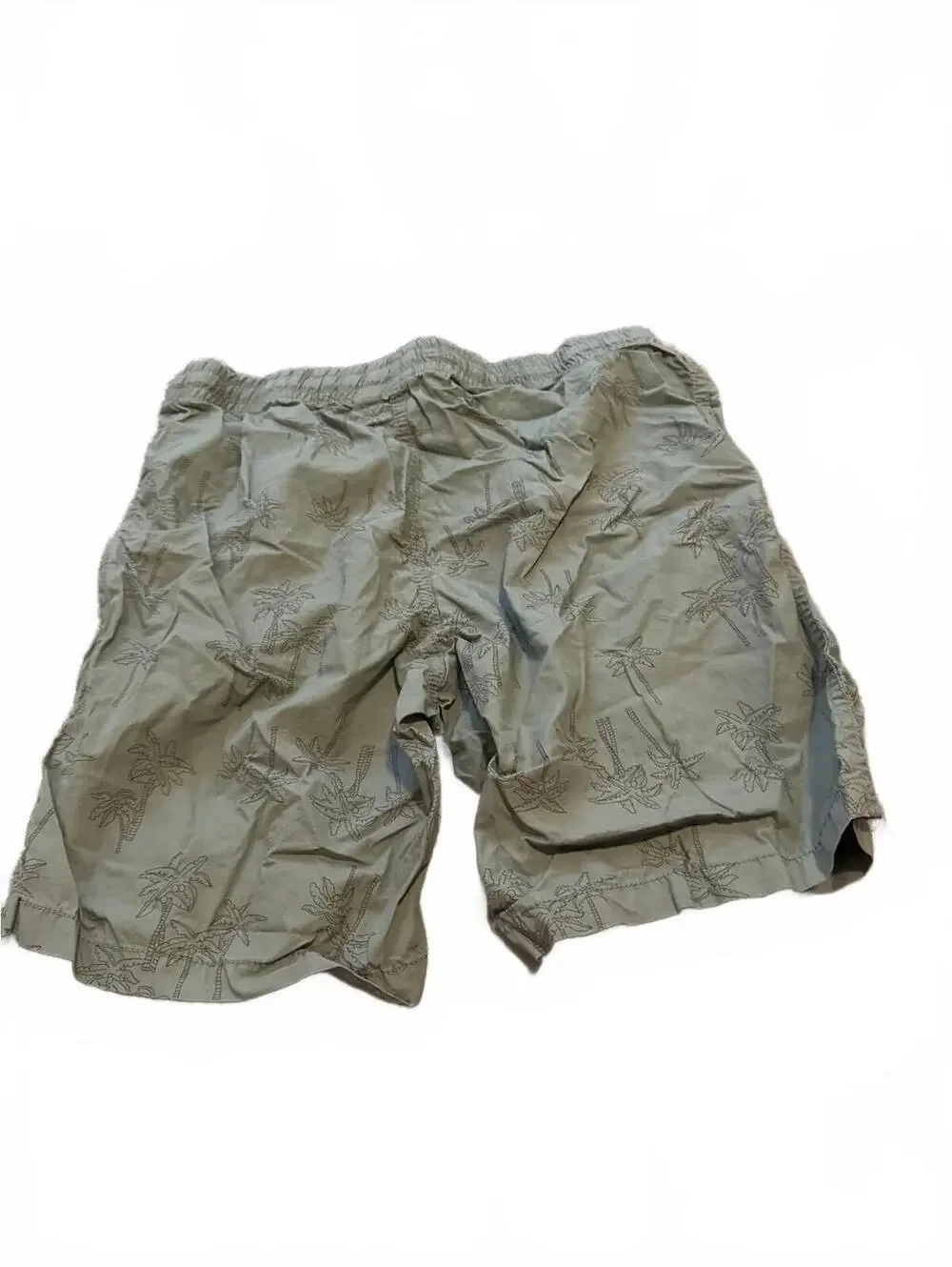 GAP Kids Boys Green Palm Print Shorts Husky XXXL 18-20